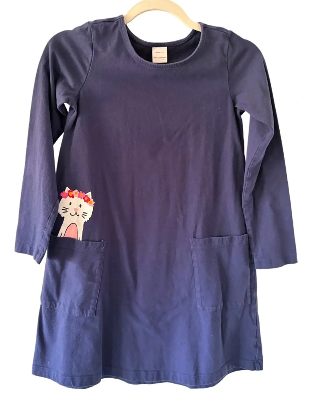 Hanna Andersson baby cat‎ dress size 140